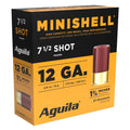 Aguila Minishell 12 Gauge Ammunition 1-3/4" #7.5 5/8 oz 1200 fps Box of 25