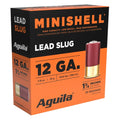 Aguila Minishell 12 Gauge Ammunition 1-3/4" 7/8 oz 1300 fps Rifled Slug Box of 25