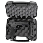 MTM PISTOL CASE REVOLVER/ AUTO/4" BBL/BLACK 12/CS