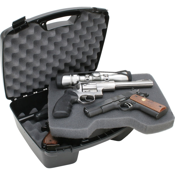 MTM LOCKABLE PISTOL CASE 12x15x5.6"/4-GUN/BLK 4/CS