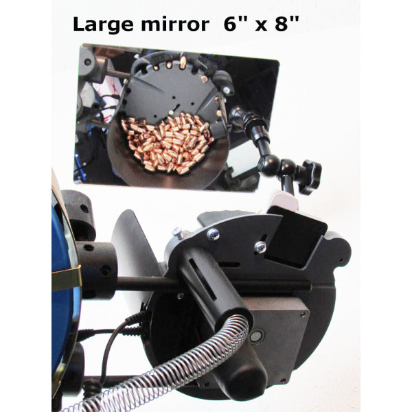 InLine Fab Case Feeder Mirror Assembly "No Drill" option w/ L 6" x 8" Mirror