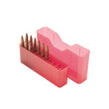 MTM RIFLE SLIP TOP 20rd MEDIUM/CLEAR-RED 24/CS
