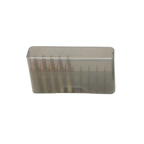 MTM RIFLE SLIP TOP 20rd MEDIUM/CLEAR-SMOKE 24/CS