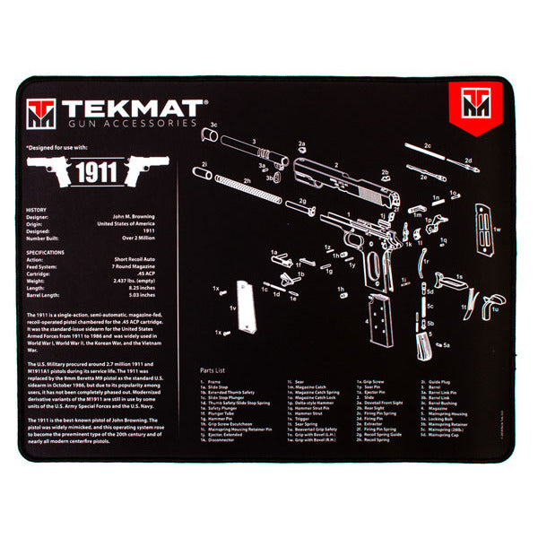 TEKMAT 1911 20"x 15" ULTRA HANDGUN