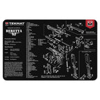 TEKMAT BERETTA 92 17"x 11" HANDGUN MAT