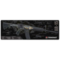 TEKMAT AR-15 CUTAWAY 36"x 12" LONG GUN MAT