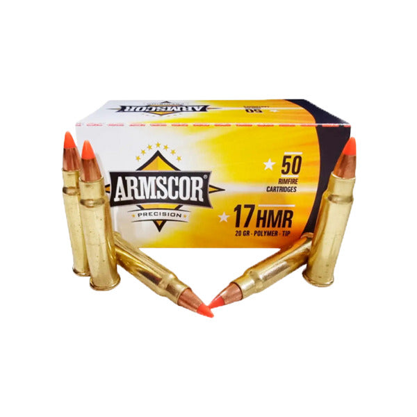 ARMSCOR AMMO 17 HMR 20gr P-TIP 50/bx 100/cs