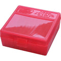 MTM PISTOL FLIP-TOP 100rd 38S-357M/CLEAR-RED 24/CS