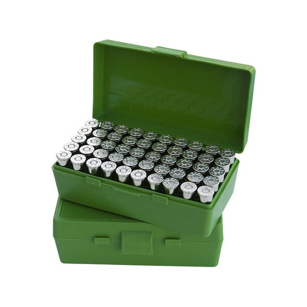 MTM PISTOL FLIP-TOP 50rd 44M/45COLT/GREEN 24/CS