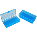 MTM PISTOL FLIP-TOP 50rd 44M/45COLT/CLR-BLUE 24/CS