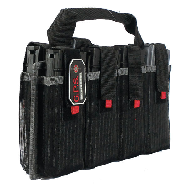 GPS AR MAGAZINE TOTE HOLDS 8 MAGAZINES BLACK