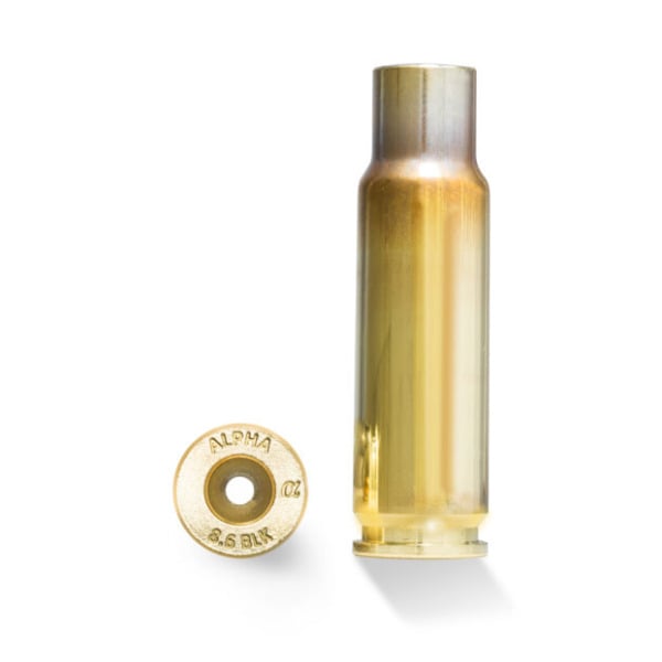 Alpha Munitions 8.6 Blackout Brass Box of 100