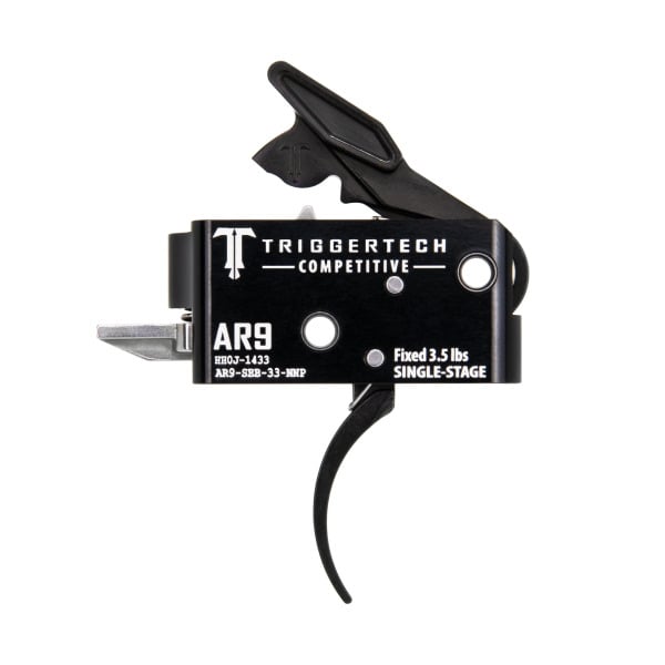 Triggertech Adaptable Pro Single Stage Curved Trigger AR-9 3lb Black