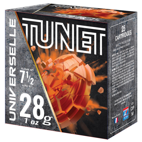Tunet 12 Gauge Ammunition 2-3/4" #7.5 1 oz 1190 fps Case of 250