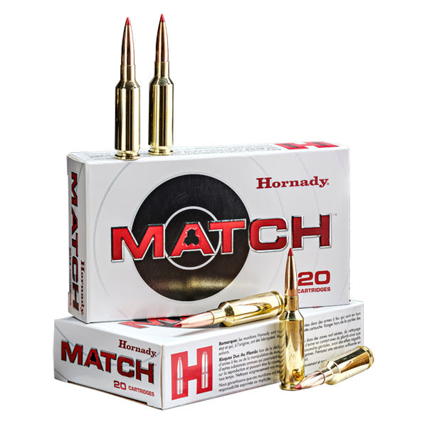 Hornady Match 6mm GT Ammunition 109 Grain ELD-M Polymer Tip Box of 20