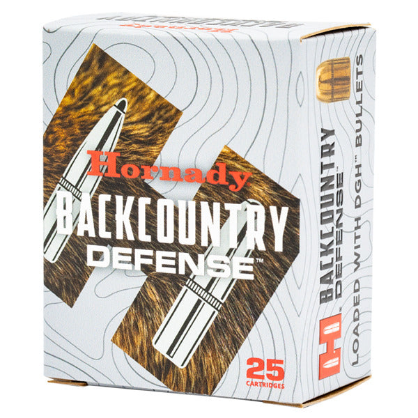 Hornady Backcountry Defense 9mm Luger Ammunition 138 Grain Jacketed Hollow Point Box of 25