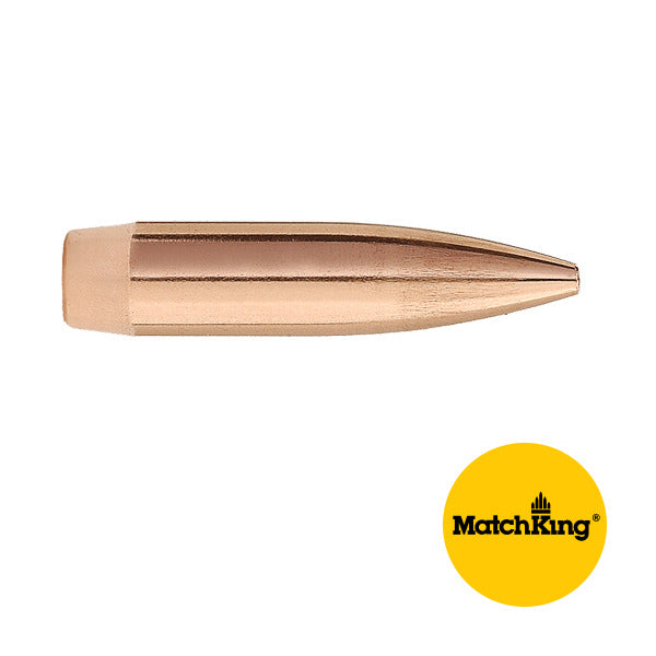 Sierra MatchKing 22 Caliber (.224 Diameter) Bullets 77 grain Boat Tail Hollow Point Box of 250