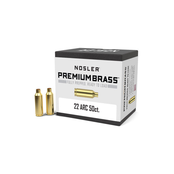 Nosler 22 ARC Brass Box of 50