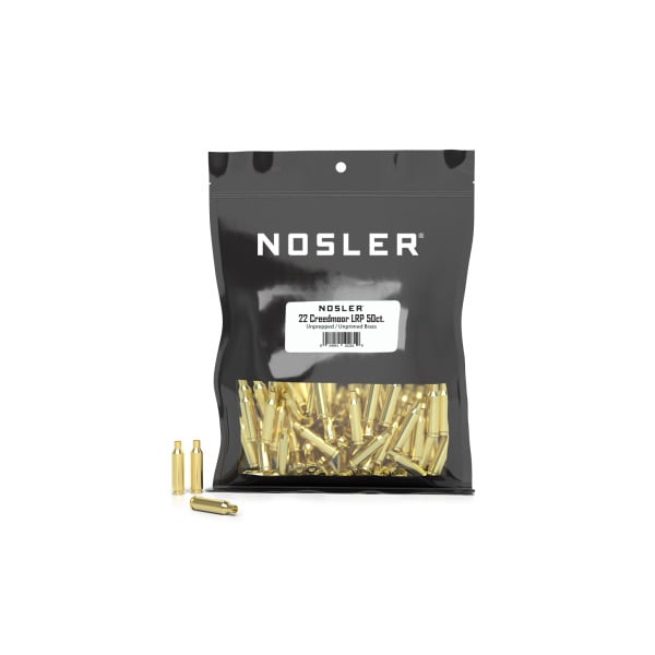 Nosler 22 Creedmoor Brass Box of 50