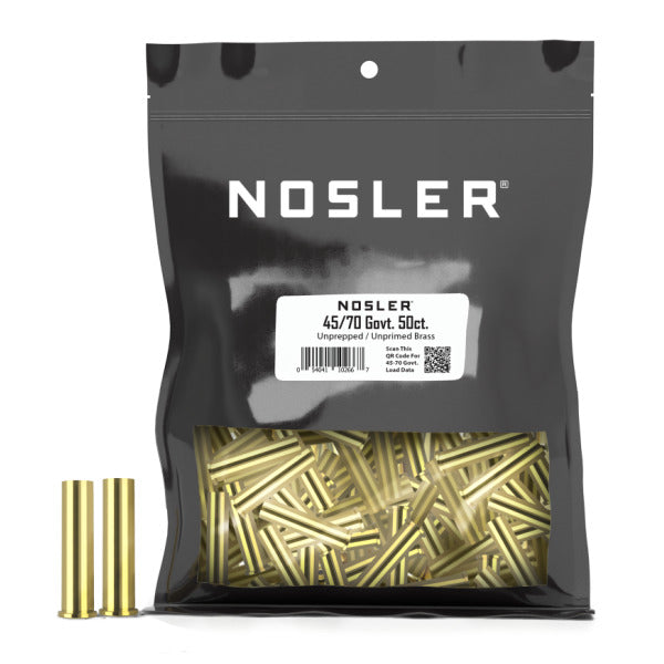 Nosler 45-70 Gov't Brass Bag of 50