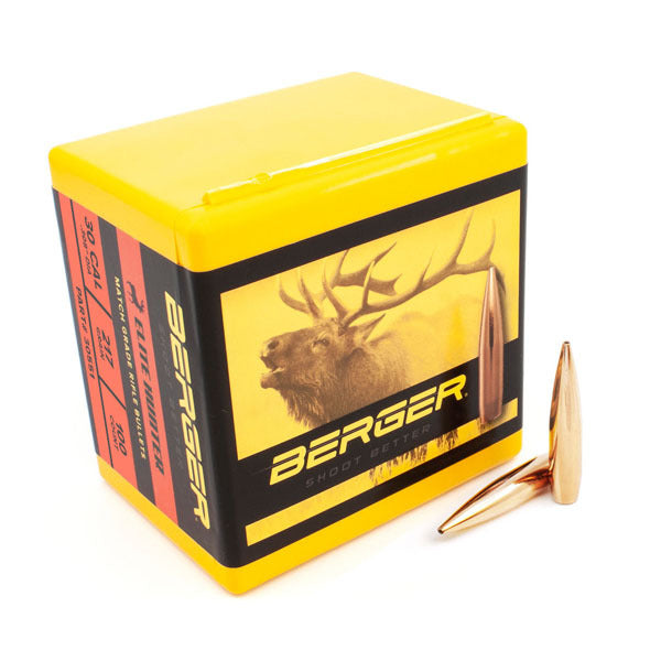 Berger Elite Hunter 30 Caliber (.308 Diameter) Bullets 217 grain Boat Tail Hollow Point Box of 100