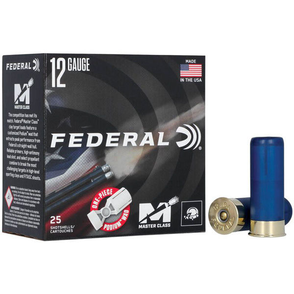 Federal Premium Master Class 12 Gauge Ammunition 2-3/4" #8 1-1/8 oz 1235 fps Case of 250