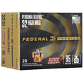 Federal Premium Personal Defense 32 H&R Magnum Ammunition 85 Grain Hydra-Shok Jacketed Hollow Point Box of 20