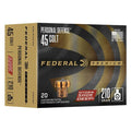 Federal Premium Personal Defense 45 Colt (Long Colt) Ammunition 210 Grain Jacketed Hollow Point Box of 20