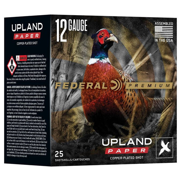 Federal Premium Upland Paper 12 Gauge Ammunition 2-3/4" #5 Box of 25