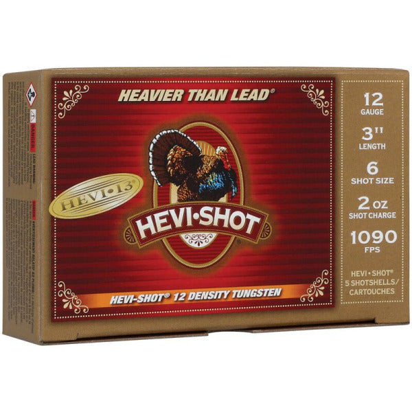 HEVI-SHOT 12ga HEVI-13 3" 2oz #6 TUNGSTEN 5/bx 10/c