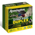 Remington Nitro-Steel Duplex 20 Gauge Ammunition 3" #2, 6 1 oz 1425 fps Steel Box of 25