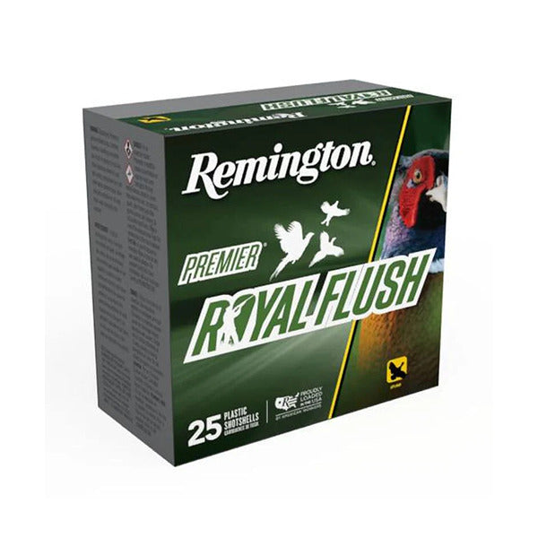 Remington Premier Royal Flush 12 Gauge Ammunition 2-3/4" #6 1-1/4 oz Copper Plated Box of 25