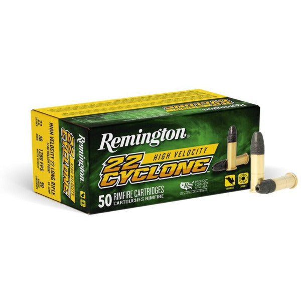 Remington Cyclone 22 Long Rifle Ammunition 36 Grain Hollow Point Box of 225