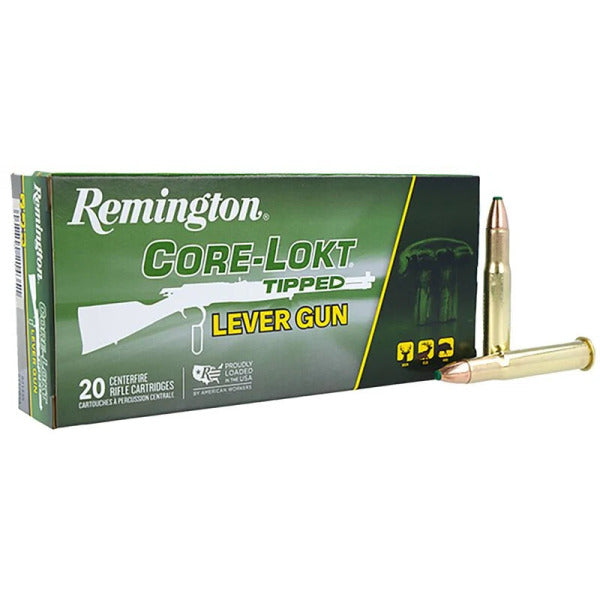 Remington Core-Lokt Tipped 30-30 Winchester Ammunition 150 Grain Pointed Soft Point Box of 20