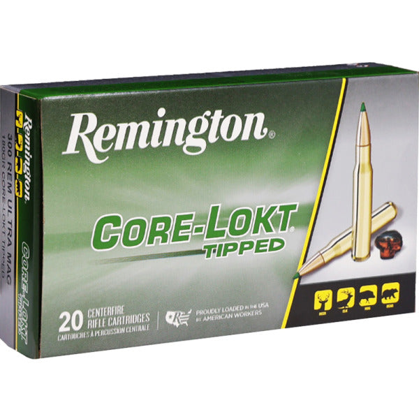 Remington Core-Lokt 300 RUM (Remington Ultra Magnum) Ammunition 180 Grain Polymer Tip Box of 20