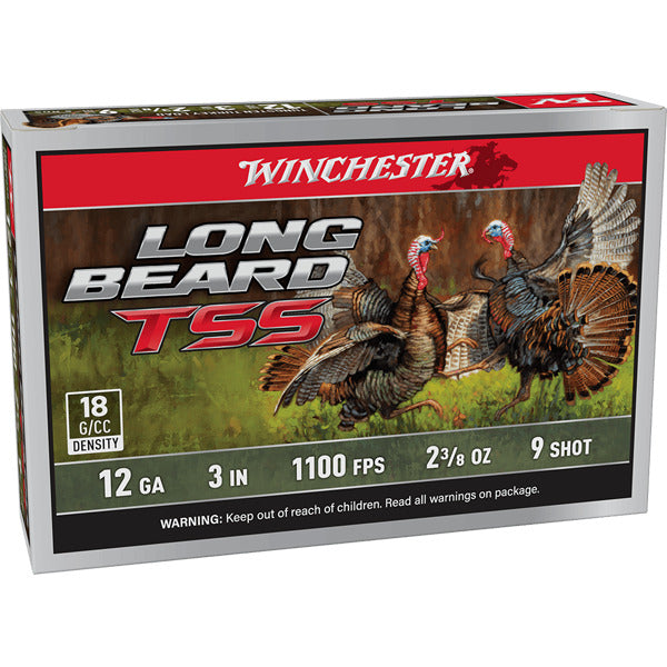 WINCHESTER AMMO 12ga 3" 2-3/8oz #9 LONG BEARD TSS 5/box