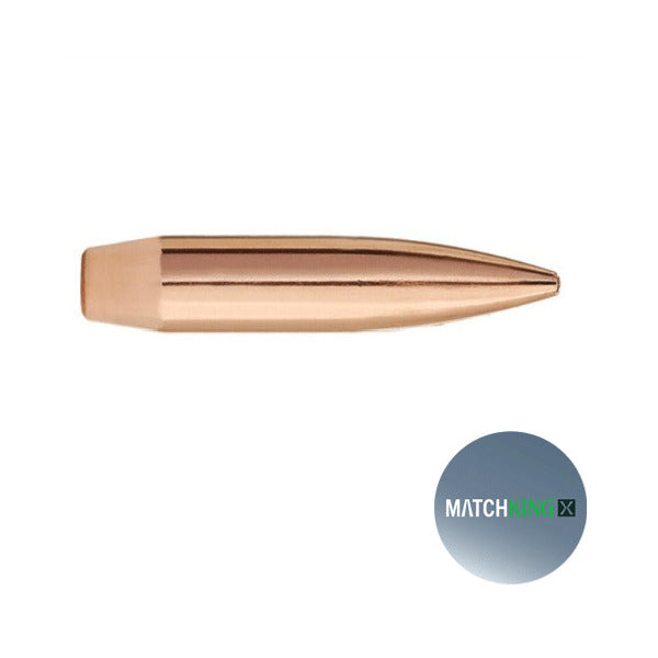 Sierra MatchKing-X 30 Caliber (.308 Diameter) Bullets 200 grain Boat Tail Hollow Point Box of 500