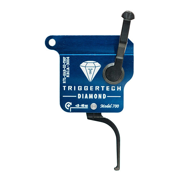 Triggertech Diamond Flat Trigger LH Remington 700 Clone .5lb - 2.5lb