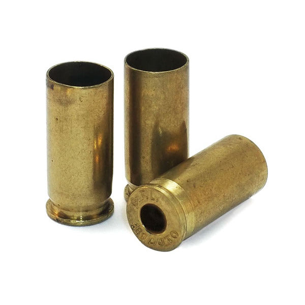 Once Fired 380 ACP Brass Bag of 100