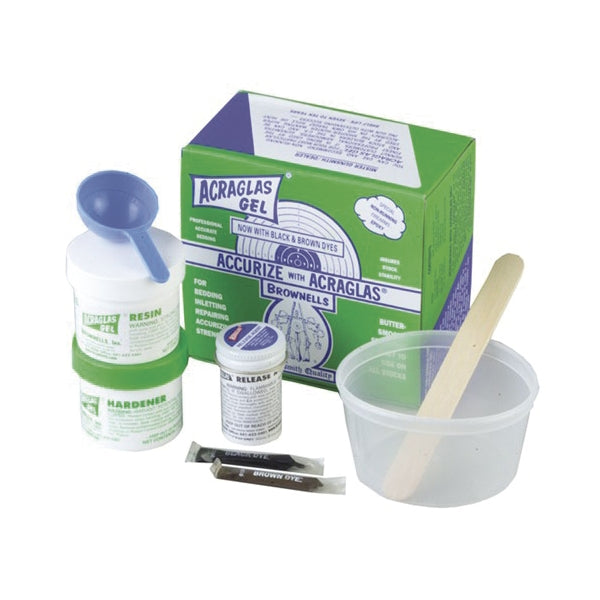 Brownells AcraGlass Non Flammable Gel Glass Bedding Kit