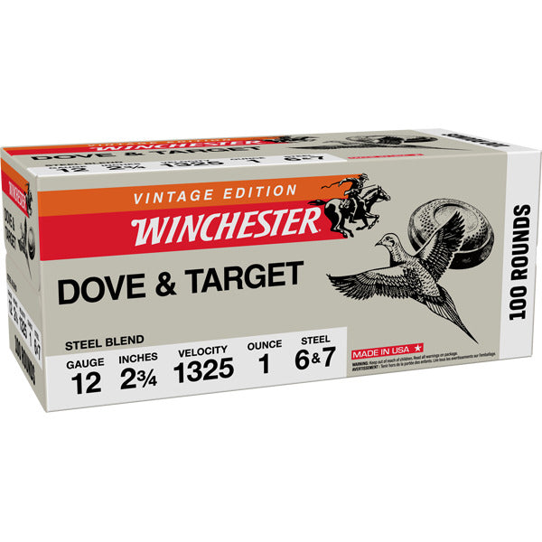 Winchester Xpert Steel Game 12 Gauge Ammunition 2-3/4" #6, 7 1 oz 1325 fps Steel Box of 100