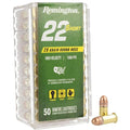 Remington 22 Short Ammunition 29 Grain Copper Round Nose Box of 50