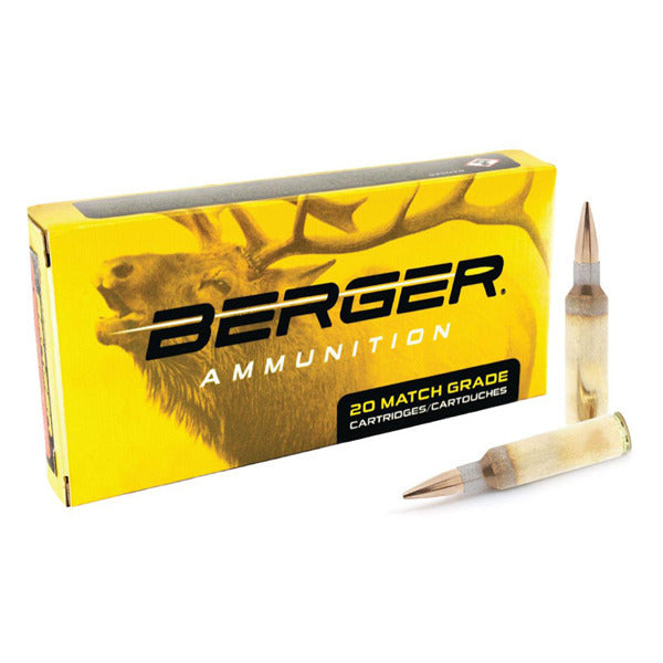 Berger Match Grade 300 WSM (Winchester Short Magnum) Ammunition 185 Grain Classic Hunter Jacketed Hollow Point Box of 20