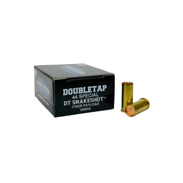 DoubleTap Snakeshot Payload 44 Special Ammunition 170 Grain #9 Wadcutter and Shot Shot Box of 20