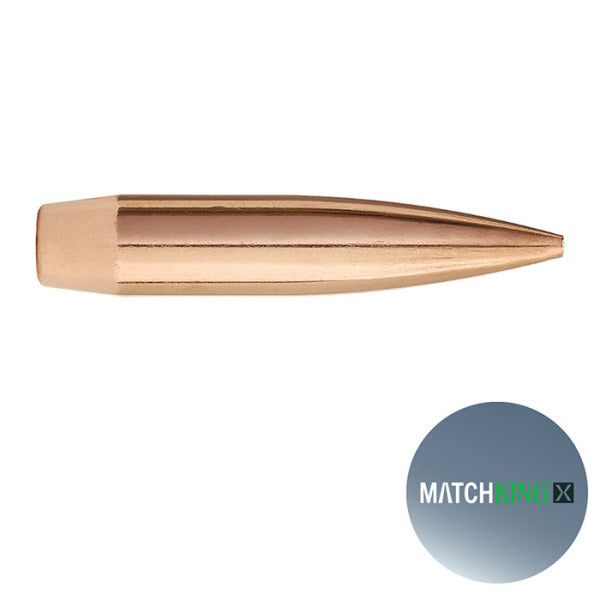 Sierra MatchKing-X 28 Caliber, 7mm (.284 Diameter) Bullets 175 grain Boat Tail Hollow Point Box of 500