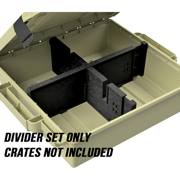 MTM CRATE DIVIDER 5-8-12 PER 1 / BLACK 6/CS