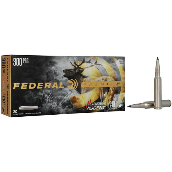 Federal Premium Terminal Ascent 300 PRC Ammunition 210 Grain Polymer Tip Box of 20