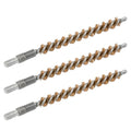 BORE TECH BRASS RIFLE BRUSH 22cal 8/32 3/PKG