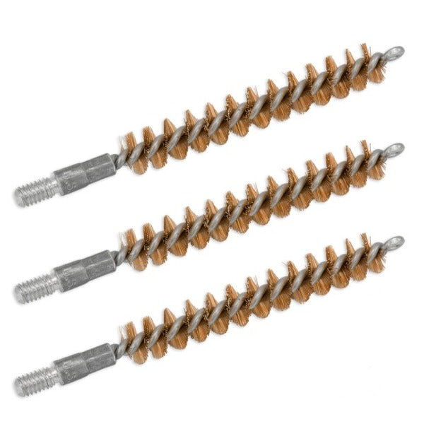 BORE TECH BRASS RIFLE BRUSH 30cal 8/32 3/PKG