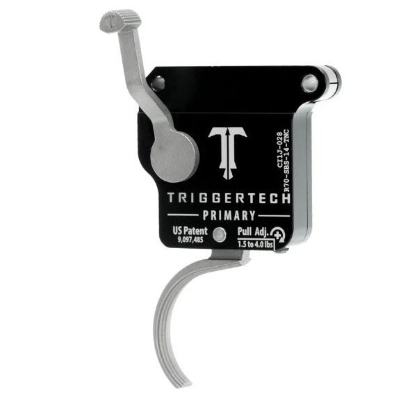 Triggertech Primary Curved Trigger Remington 700 Clone 1.5lb - 4lb Stainless